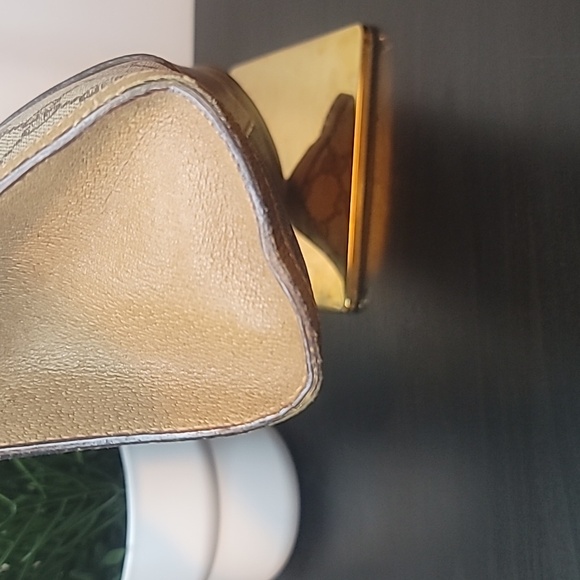 GUCCI GG CANVAS WEB SHERRY LINE CLUTCH BAG - Picture 5 of 13